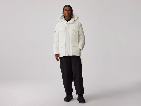 White shop company parka