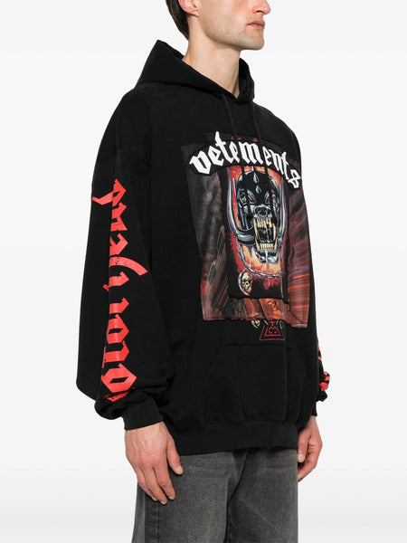 VETEMENTS Men Motorhead Patched Hoodie Atelier New York