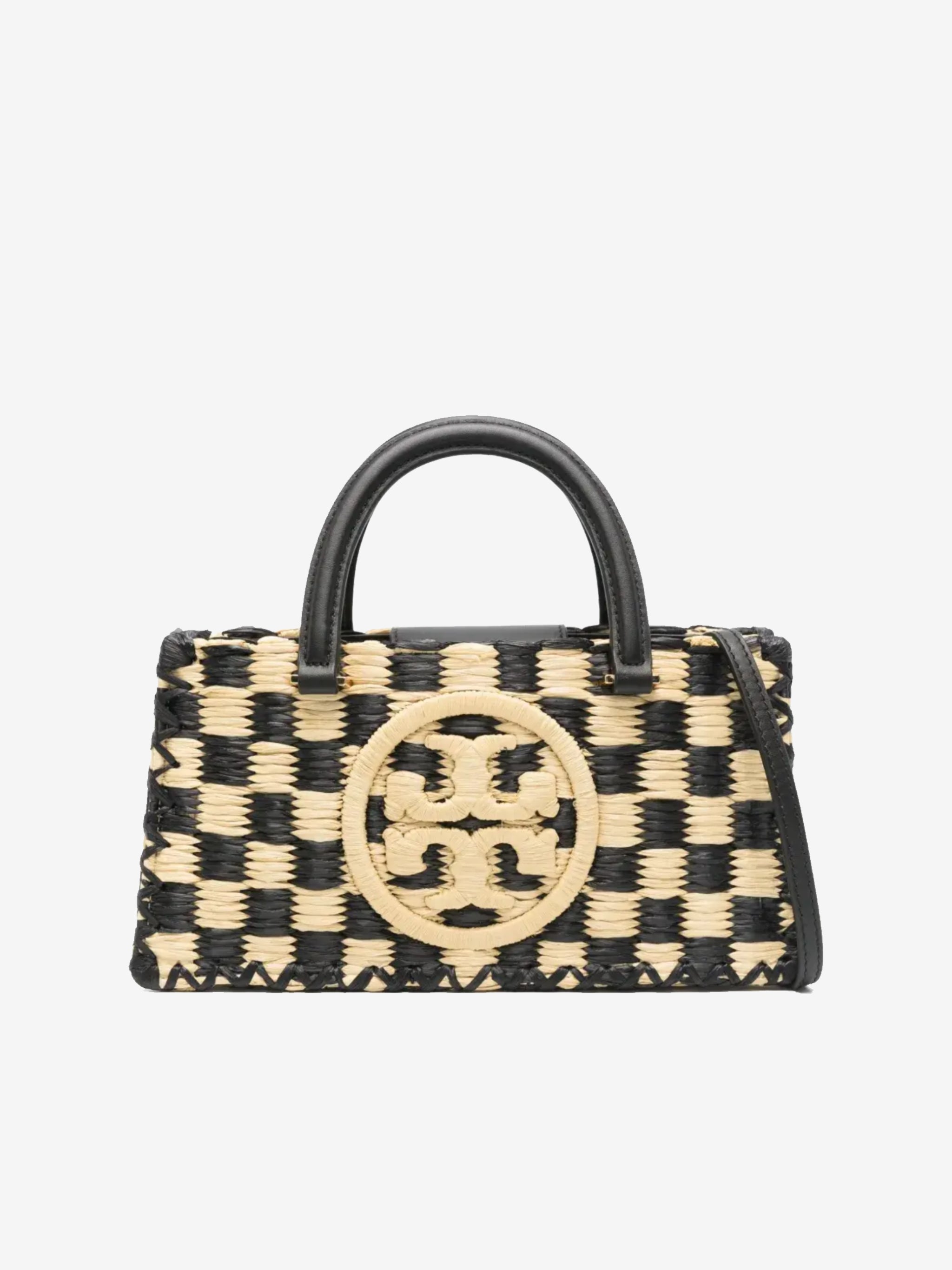 TORY BURCH 黒 クロコダイル風ハンドバッグ ゴールド金具 ZB0049 TORY BURCH 黒 クロコダイル風ハンドバッグ ゴールド金具 ZB0049