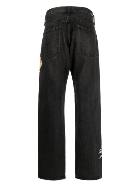 UNDERCOVER Women Color Beads Denim Pants