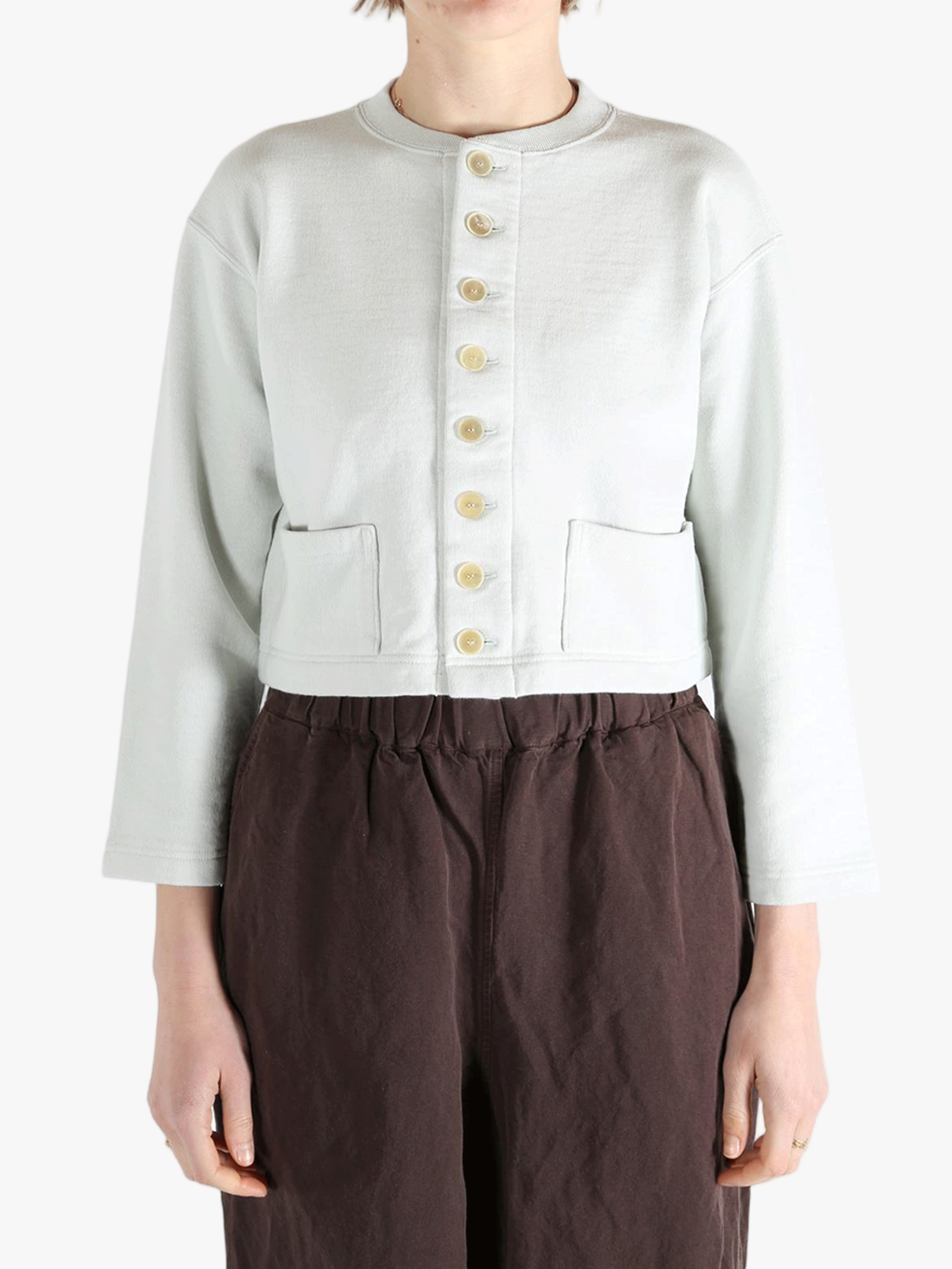 AURALEE - Women Smooth Soft Bd Sweat Cardigan – Atelier New York AURALEE - Women Smooth Soft Bd Sweat Cardigan – Atelier New York