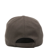 Brown cap, back view