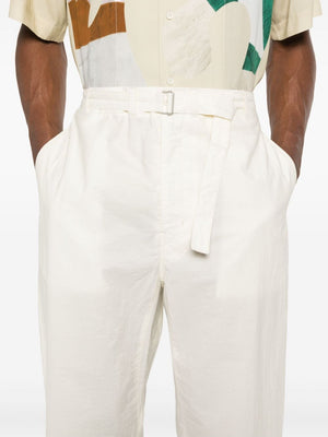 LEMAIRE Men Belted Carrot Pants