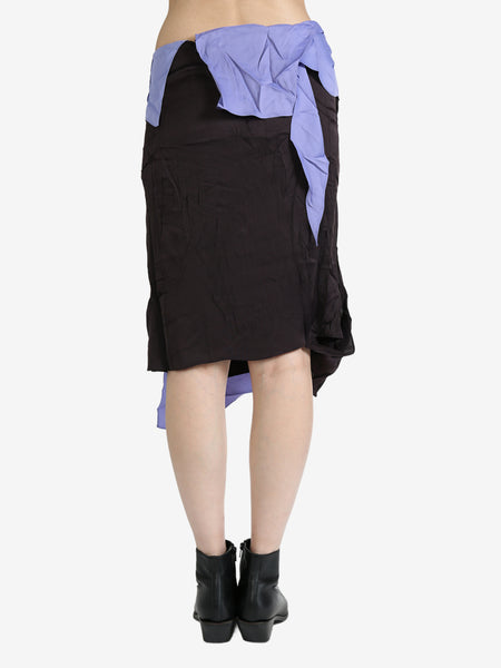 kiko kostadinov 21aw moylita wrap skirt kiko kostadinov 21aw moylita wrap skirt