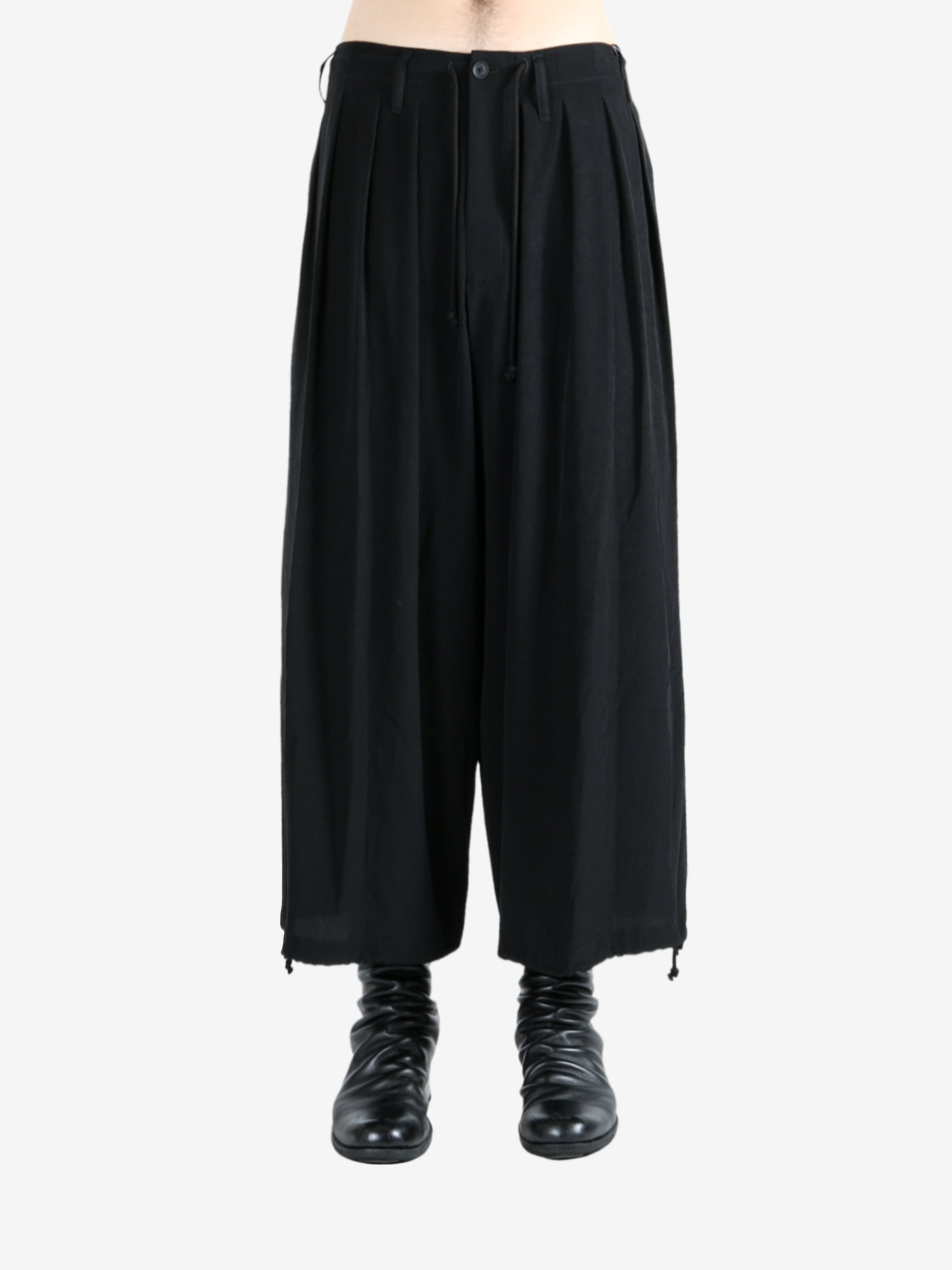 YOHJI YAMAMOTO POUR HOMME - Men Tuxedo Standard Balloon Pants