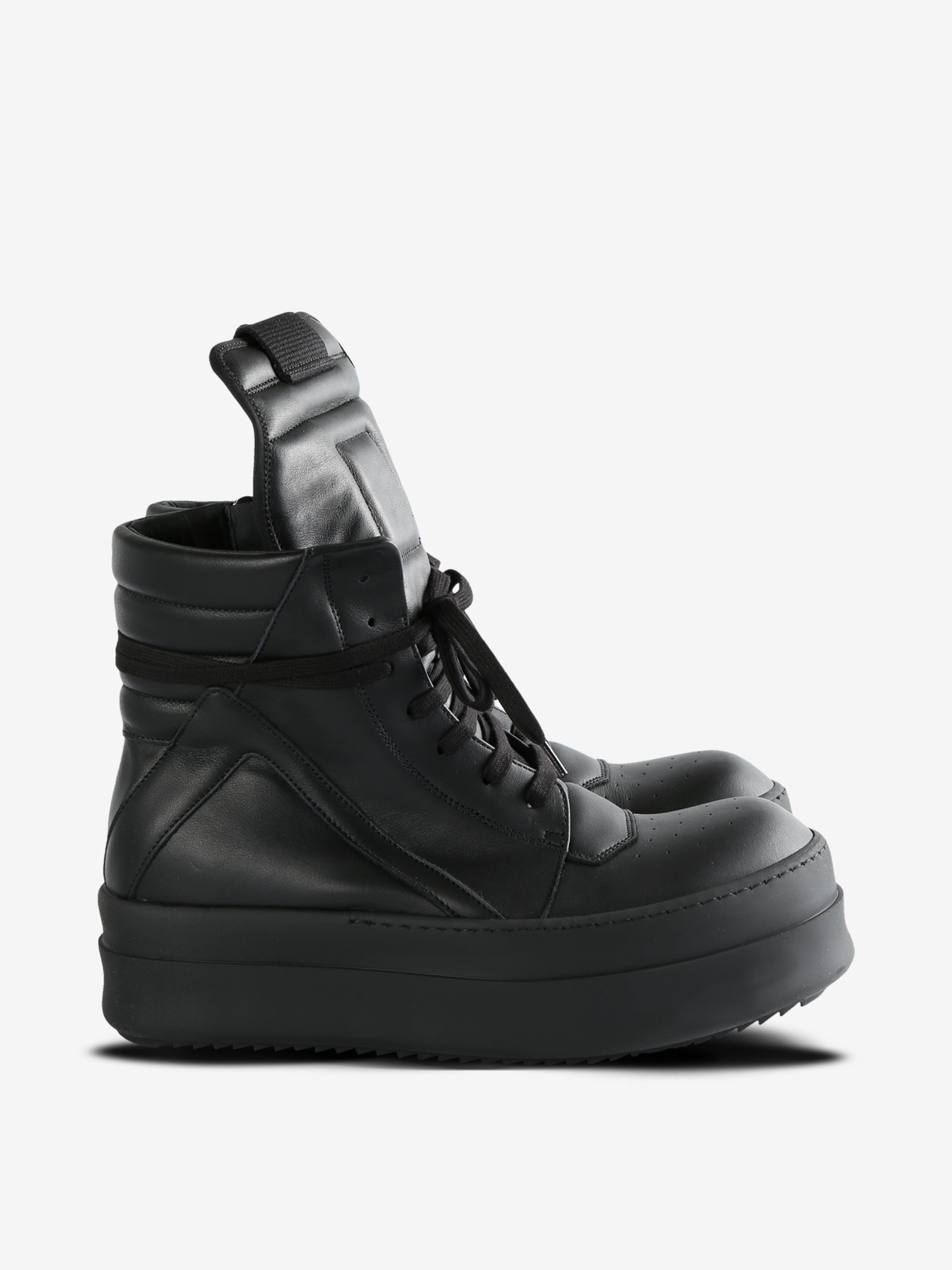 靴 Rick Owens Sneakers Mega Bumper RICK OWENS - Men Scarpe In Pelle Mega Bumper Sneakers