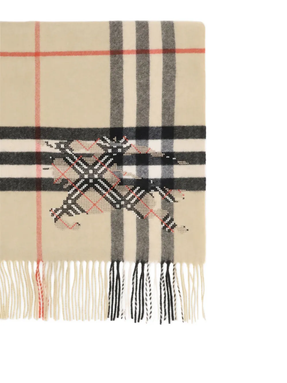BURBERRY - Unisex Mu G Check EKD X Stitch Scarf – Atelier New York BURBERRY - Unisex Mu G Check EKD X Stitch Scarf – Atelier New York