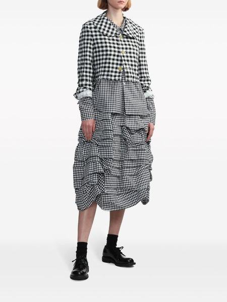 COMME DES GARCONS BLACK Women Plaid Jacket – Atelier New York