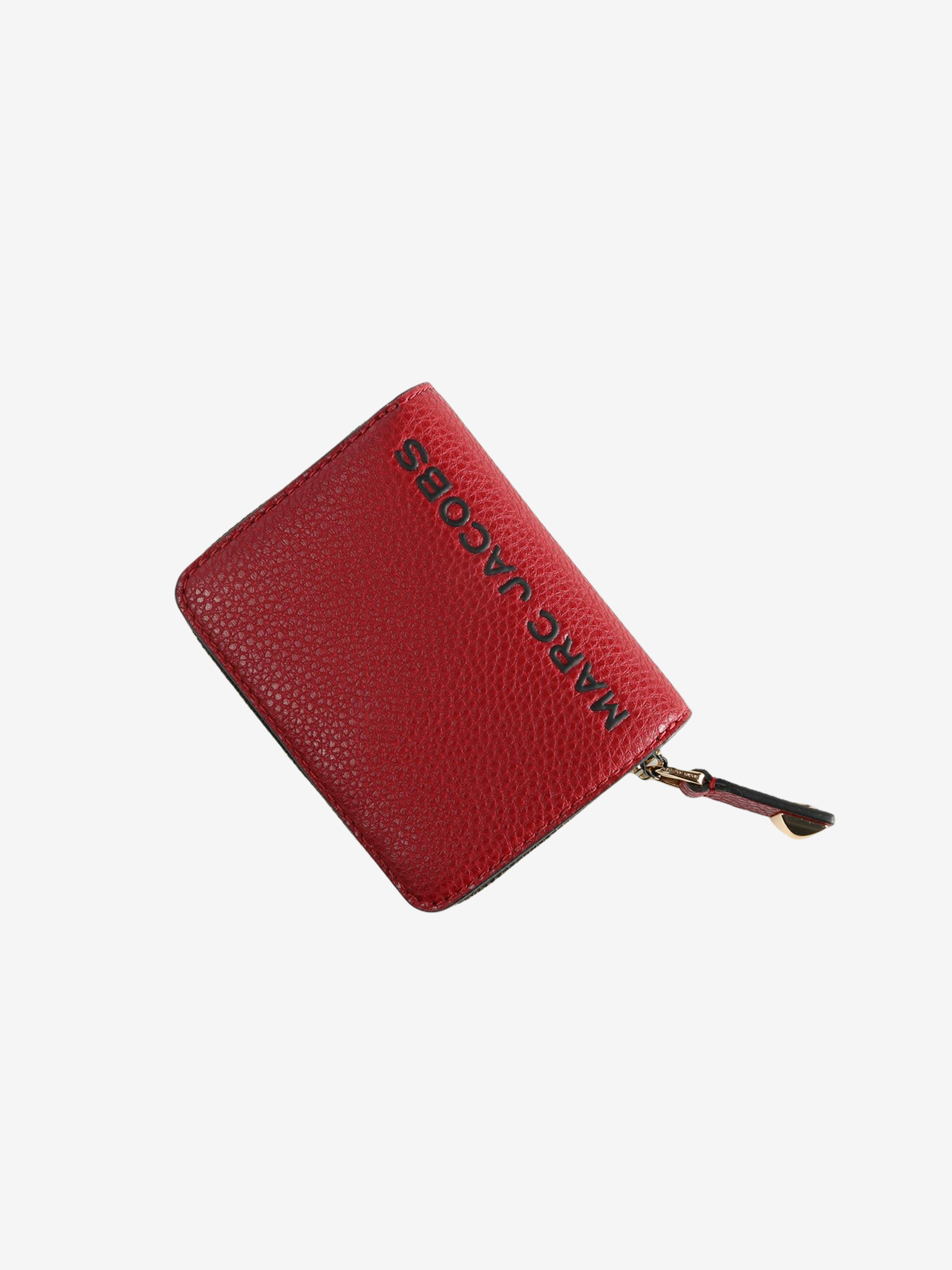 Red wallet, front view