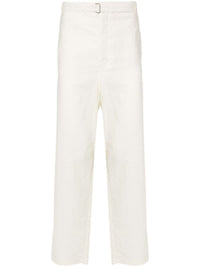 LEMAIRE Men Belted Carrot Pants