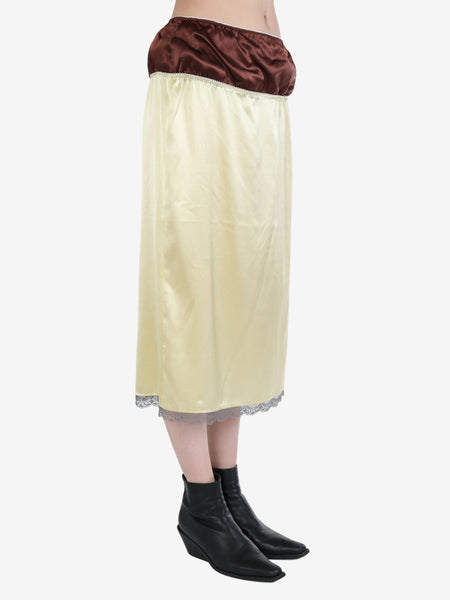 MERYLL ROGGE - Women Bi-Color Slip Skirt – Atelier New York