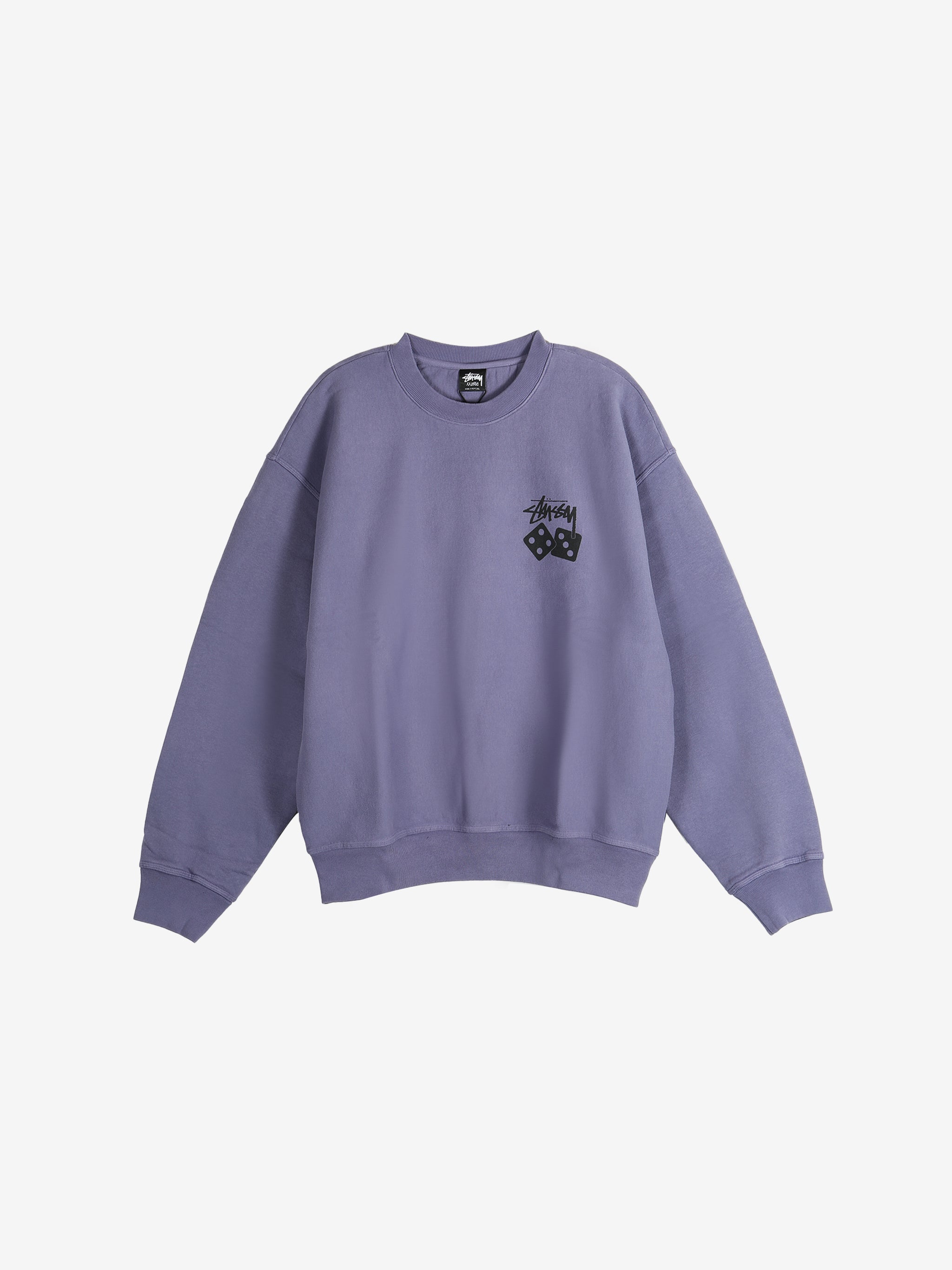 STUSSY - Men Dice Pig Dyed Crew Sweatshirt – Atelier New York