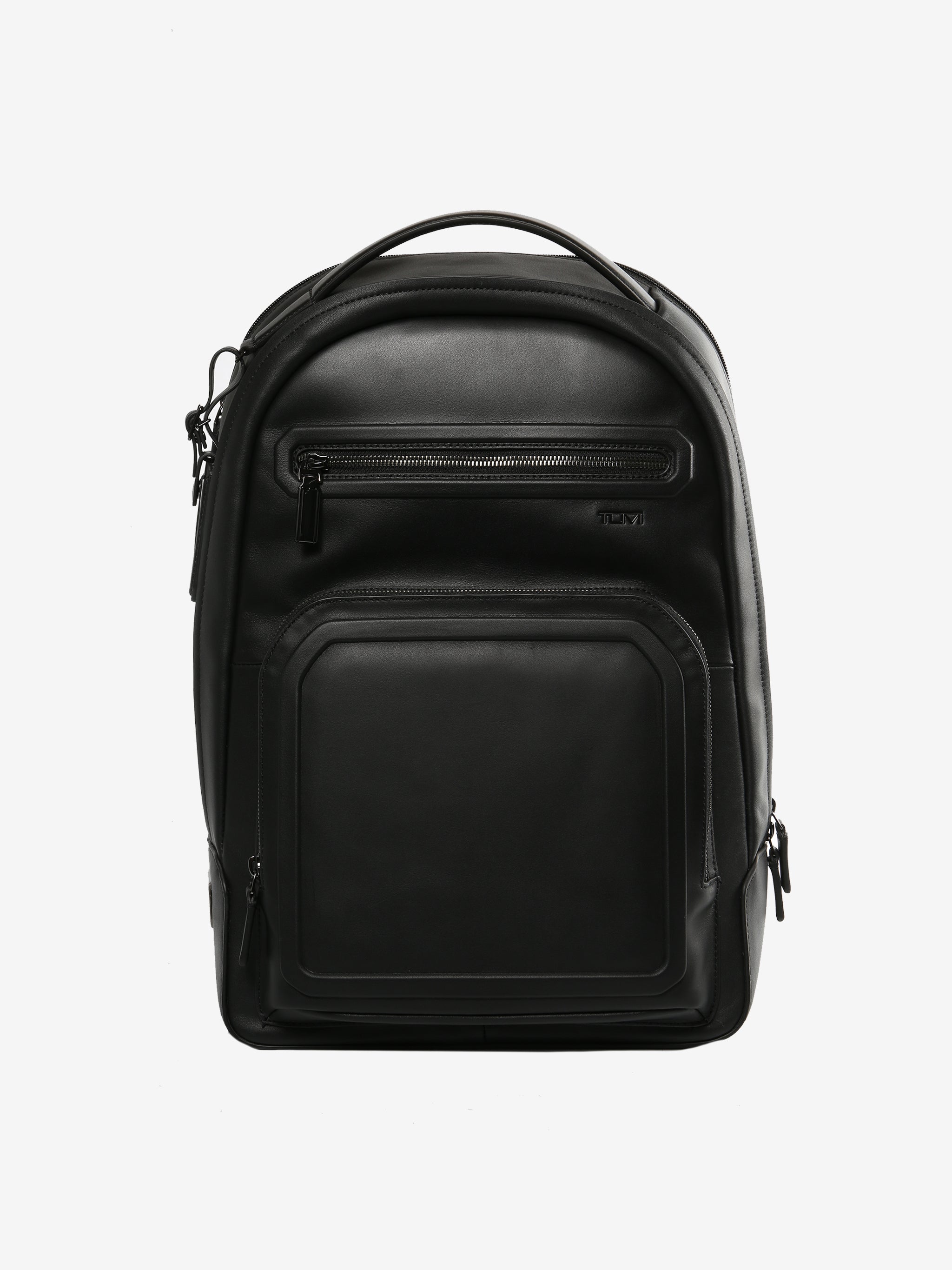 TUMI Leather Warren Backpack Harrison (Colour: Black Bombe) TUMI Leather Warren Backpack Harrison (Colour: Black Bombe)