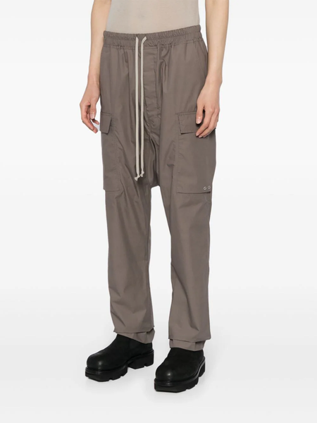 Cotton-blend cargo pants in brown - Rick Owens