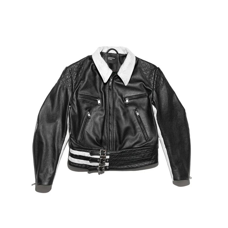 ENFANTS RICHES DEPRIMES - Men Dog In Restraint Leather Jacket ENFANTS RICHES DEPRIMES - Men Dog In Restraint Leather Jacket