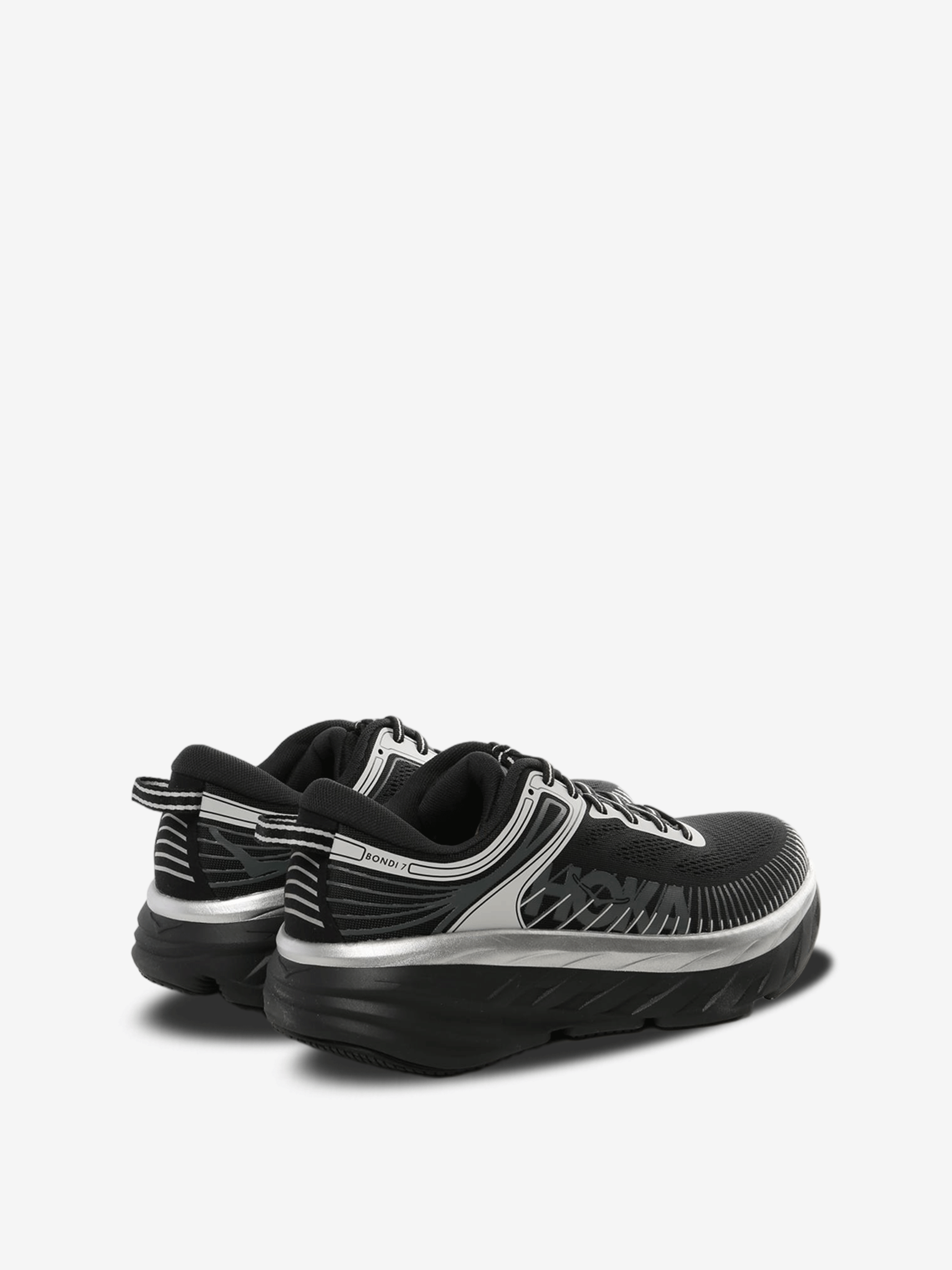 Black shoe,back view