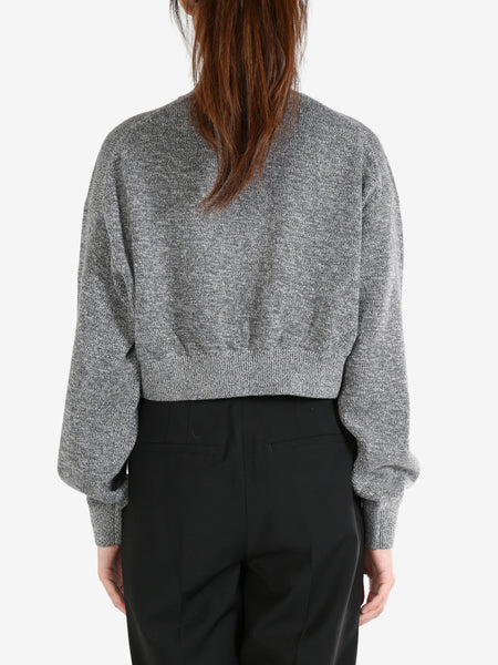 Alexander Wang Engineered newest Sleeve Sweater (grey turtleneck)