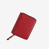 Red wallet, back view