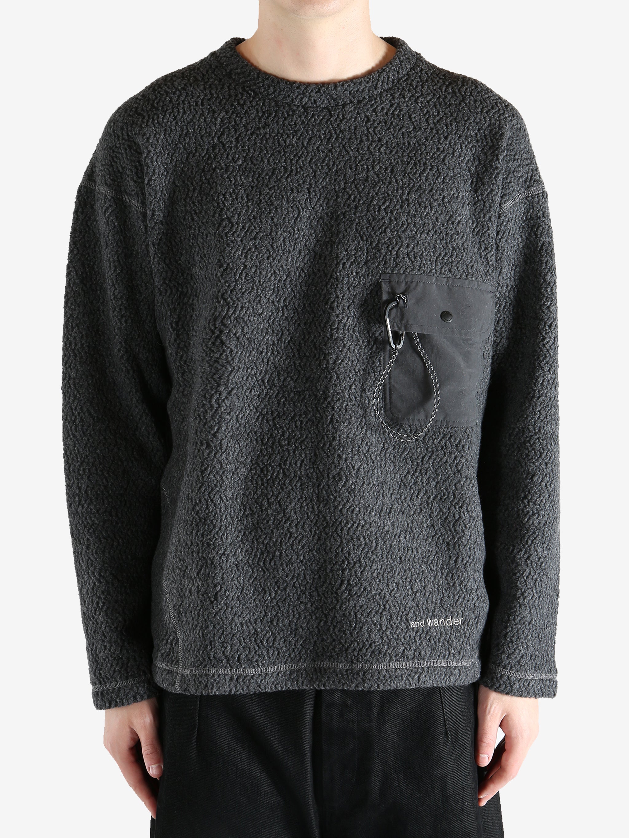 AND WANDER - Men 58 Re Wool Jq Crew Neck – Atelier New York