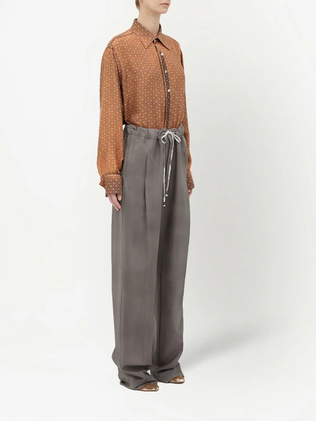 MAISON MARGIELA Women Drawstring Wool Pants – Atelier New