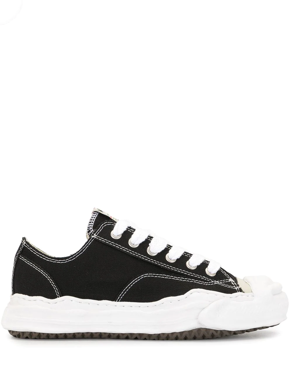 MAISON MIHARA YASUHIRO - Unisex Hank Original Sole Canvas Low-Top MAISON MIHARA YASUHIRO - Unisex Hank Original Sole Canvas Low-Top