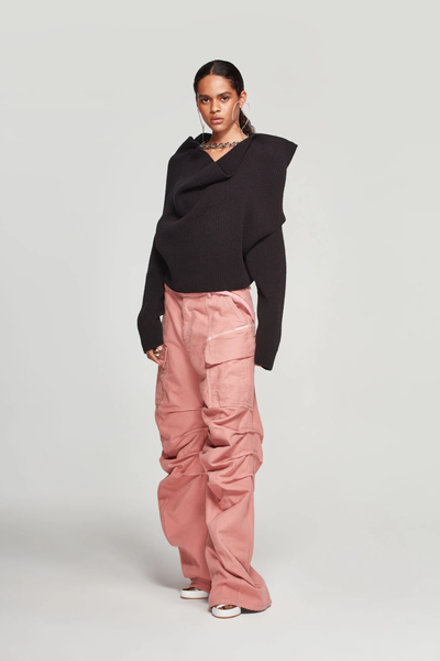 Y/PROJECT Women Draped Chain Ribbed Sweater – Atelier New York