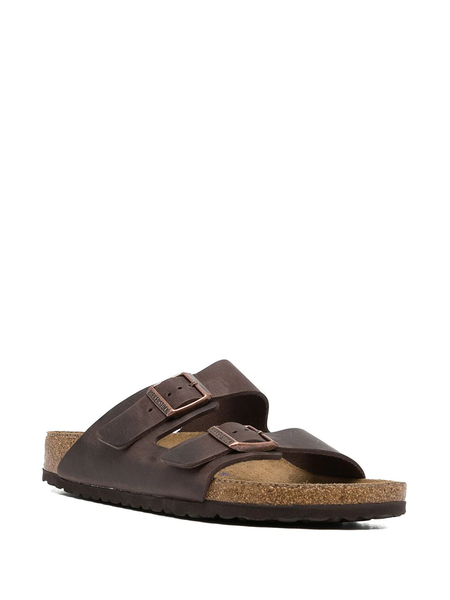 Birkenstock Women's Arizona Oiled Leather Soft Footbed Sandals