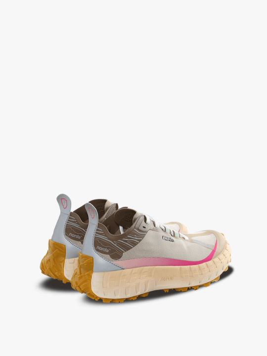 Grey sneakers, side view