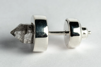 PARTS OF FOUR Stud Earring (9mm, Herkimer Spike, PA+HER)