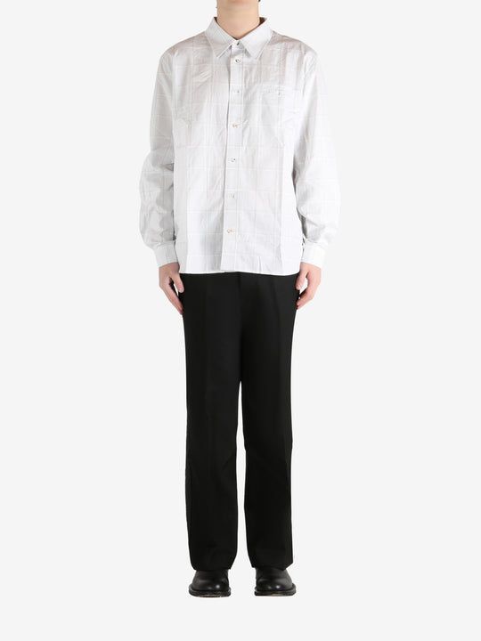 White shirt, full body view