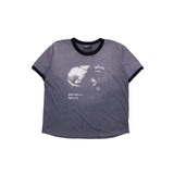 Blue t-shirt, front view