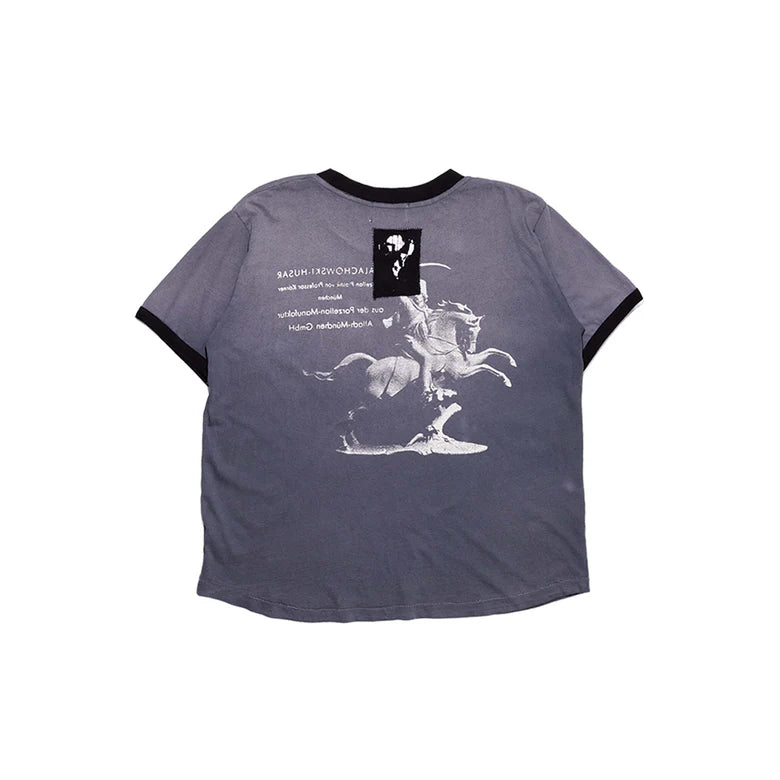 Blue t-shirt, front view