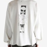 White t-shirt worn by a person, showing the t-shirt's fit