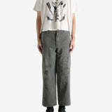 White t-shirt, full body view