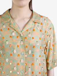 DRIES VAN NOTEN Women Embellished Short Sleeve Shirt