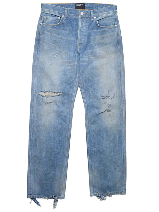 Blue jeans, front view
