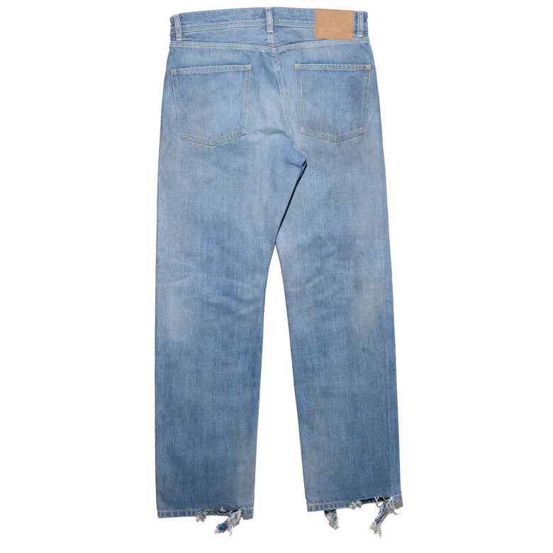 Blue jeans, back view