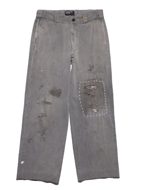 Grey pants, front view