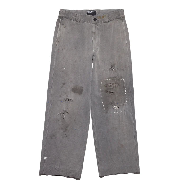 Grey pants, front view