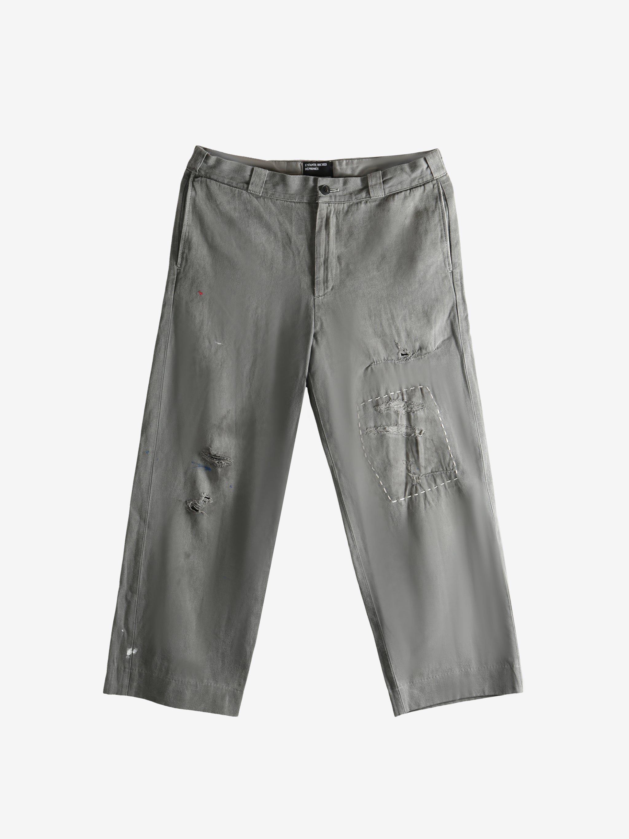 Grey pants, front view