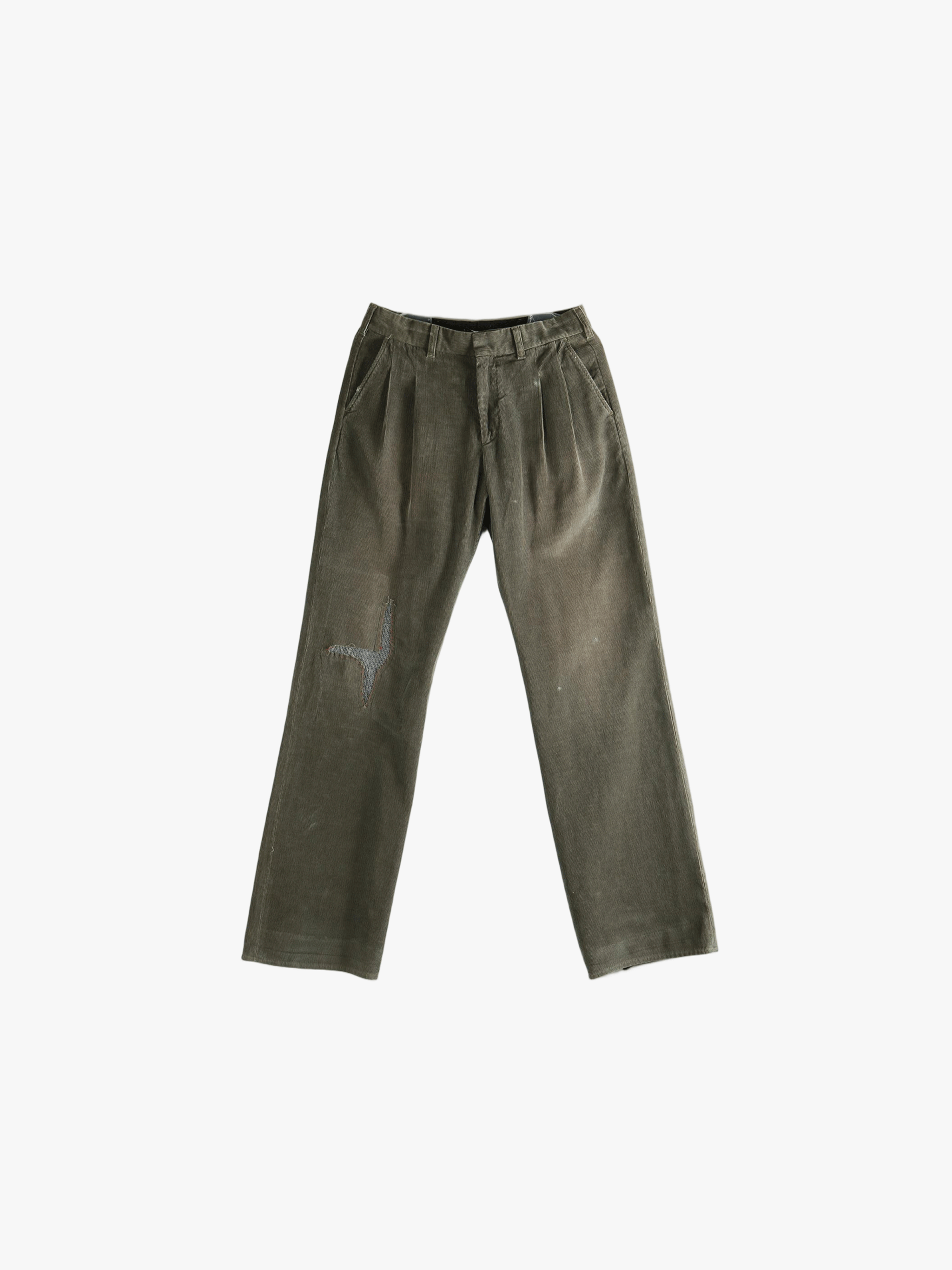 Brown pants, front view