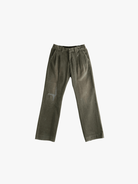 Brown pants, front view