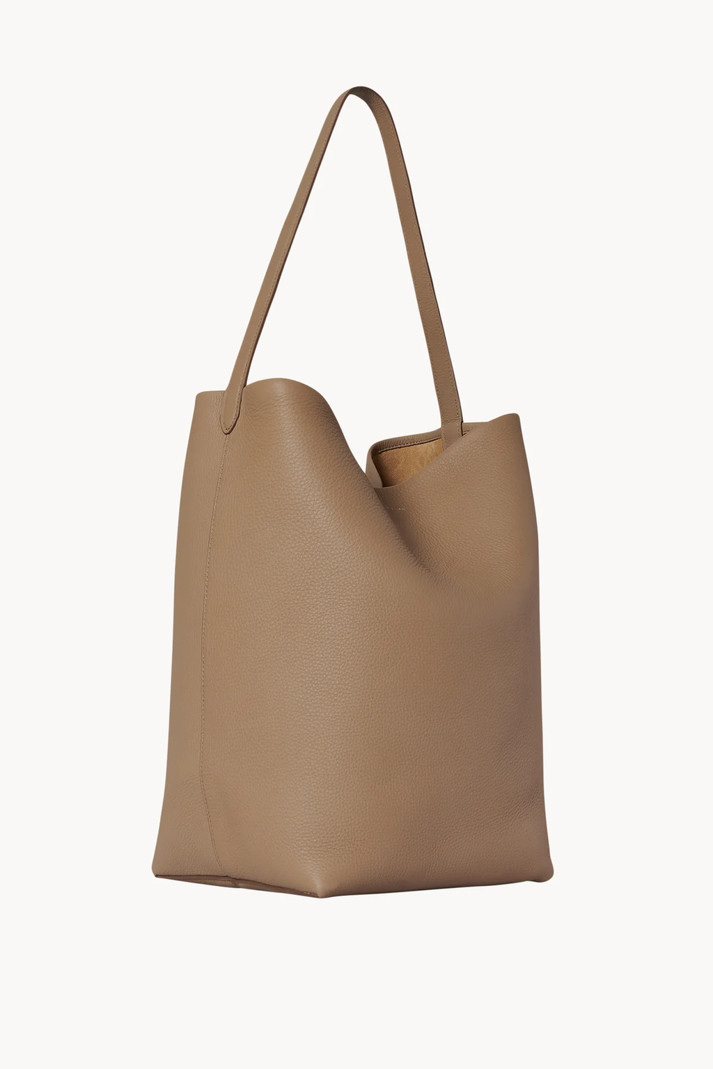 The Row Large Suede Park Tote Bag in Green