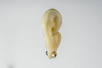 PARTS OF FOUR Stud Earring (Fuse, 0.2 CT, Tiny Faceted Diamond Slab, KA18K+FCDIA)
