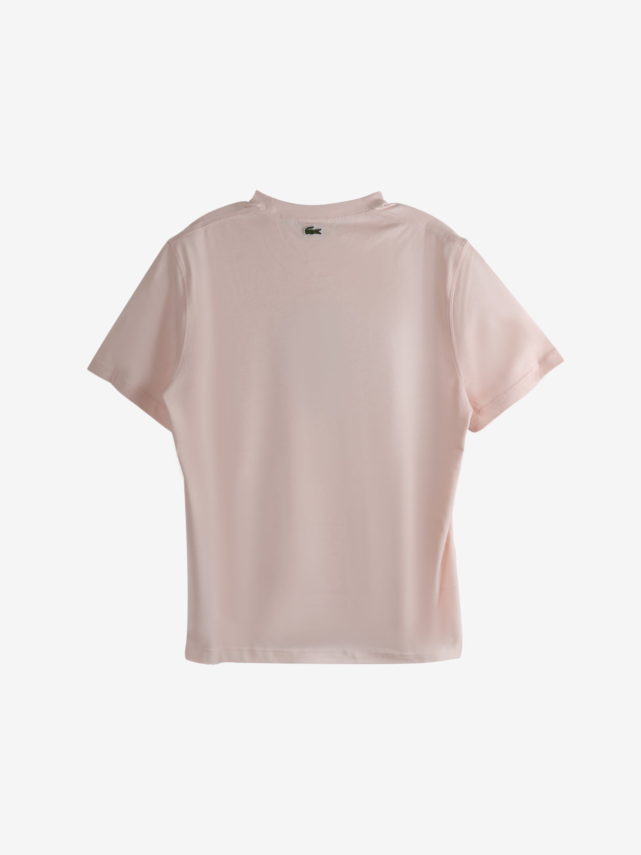 Pink shirt, back view