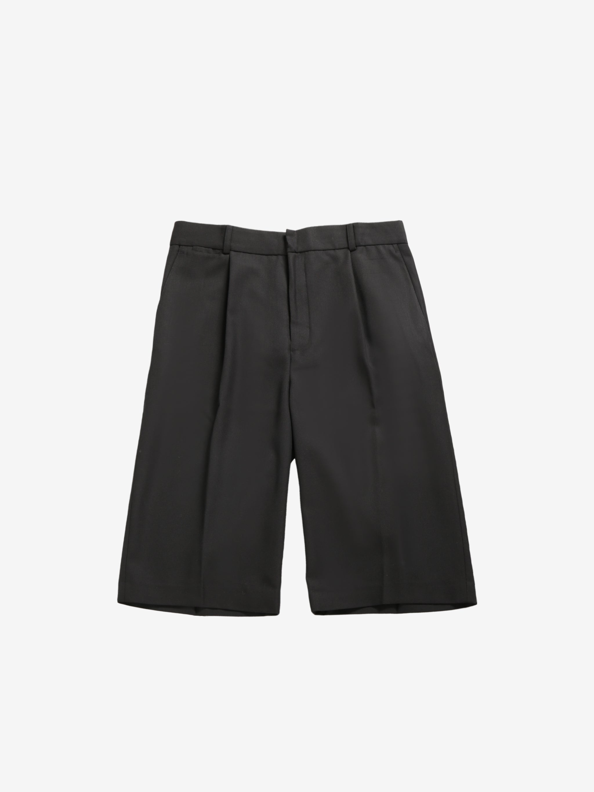 Black shorts, front view