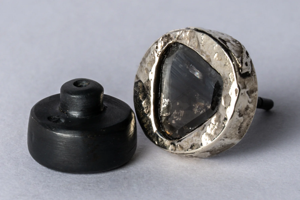 PARTS OF FOUR Stud Earring (Fuse, 0.6 CT, Diamond Slab, KA10KW+DIA)