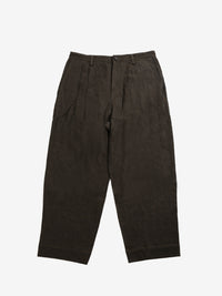 ZIGGY CHEN - Men Front Pleats Tapered Trousers