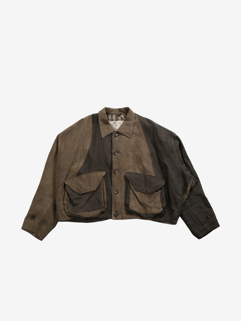 ZIGGY CHEN - Men Collaged Workers Jacket