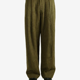 ZIGGY CHEN - Men Drop Crotch Wide Leg Trousers